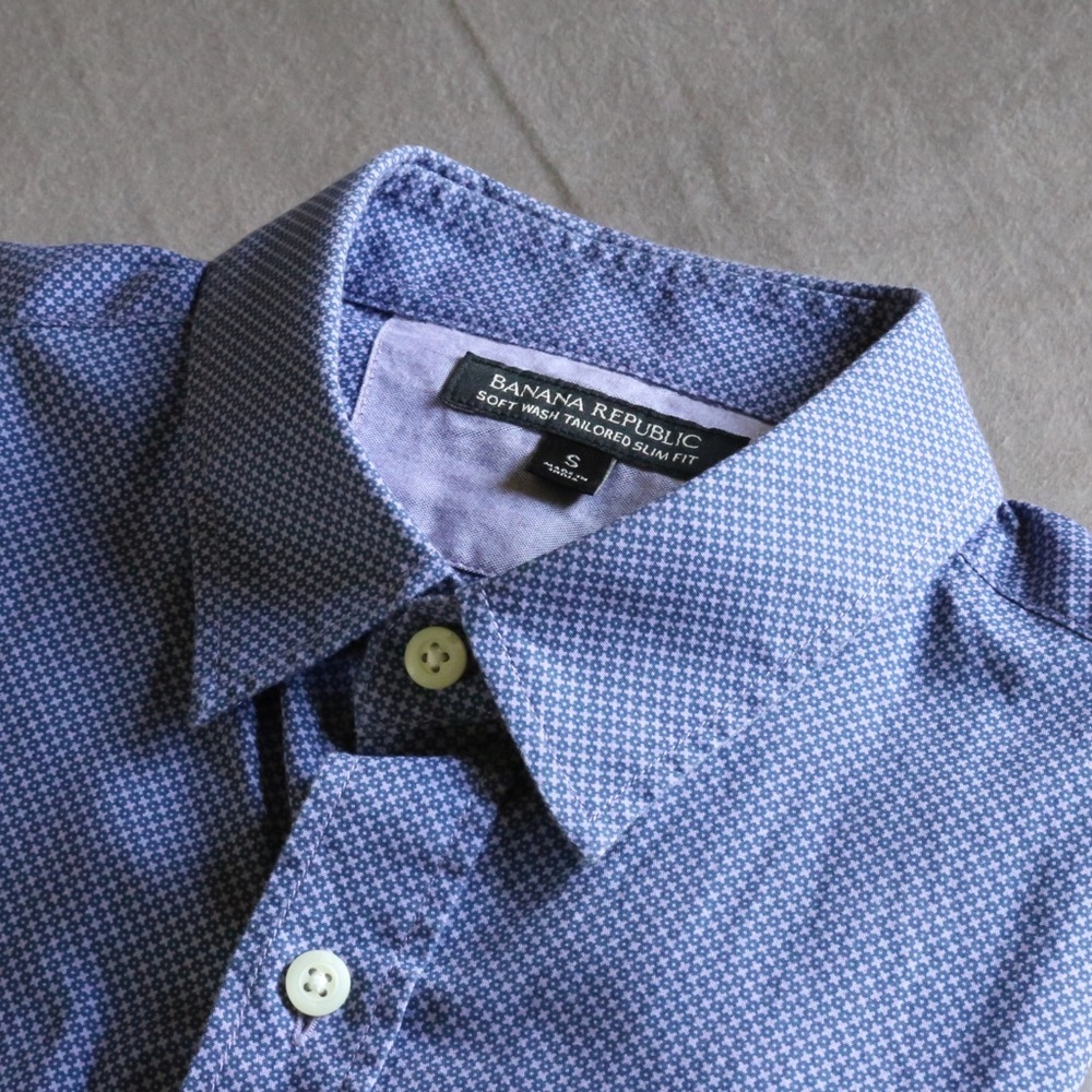Banana Republic, patterned dress shirt, NWOT